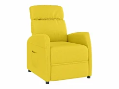 vidaxl Sillón Relax|Sillón reclinable de tela amarillo claro