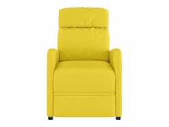 vidaxl Sillón Relax|Sillón reclinable de tela amarillo claro