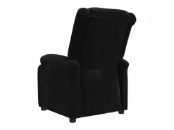 vidaxl Sillón reclinable de terciopelo Negro Discount