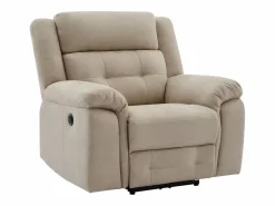 Vente-unique Sillón Relax|Sillón reclinable eléctrico de microfibra ORTIANO
