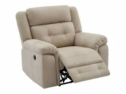 Vente-unique Sillón Relax|Sillón reclinable eléctrico de microfibra ORTIANO