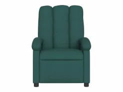 vidaxl Sillón reclinable eléctrico tela oscuro Verde Online
