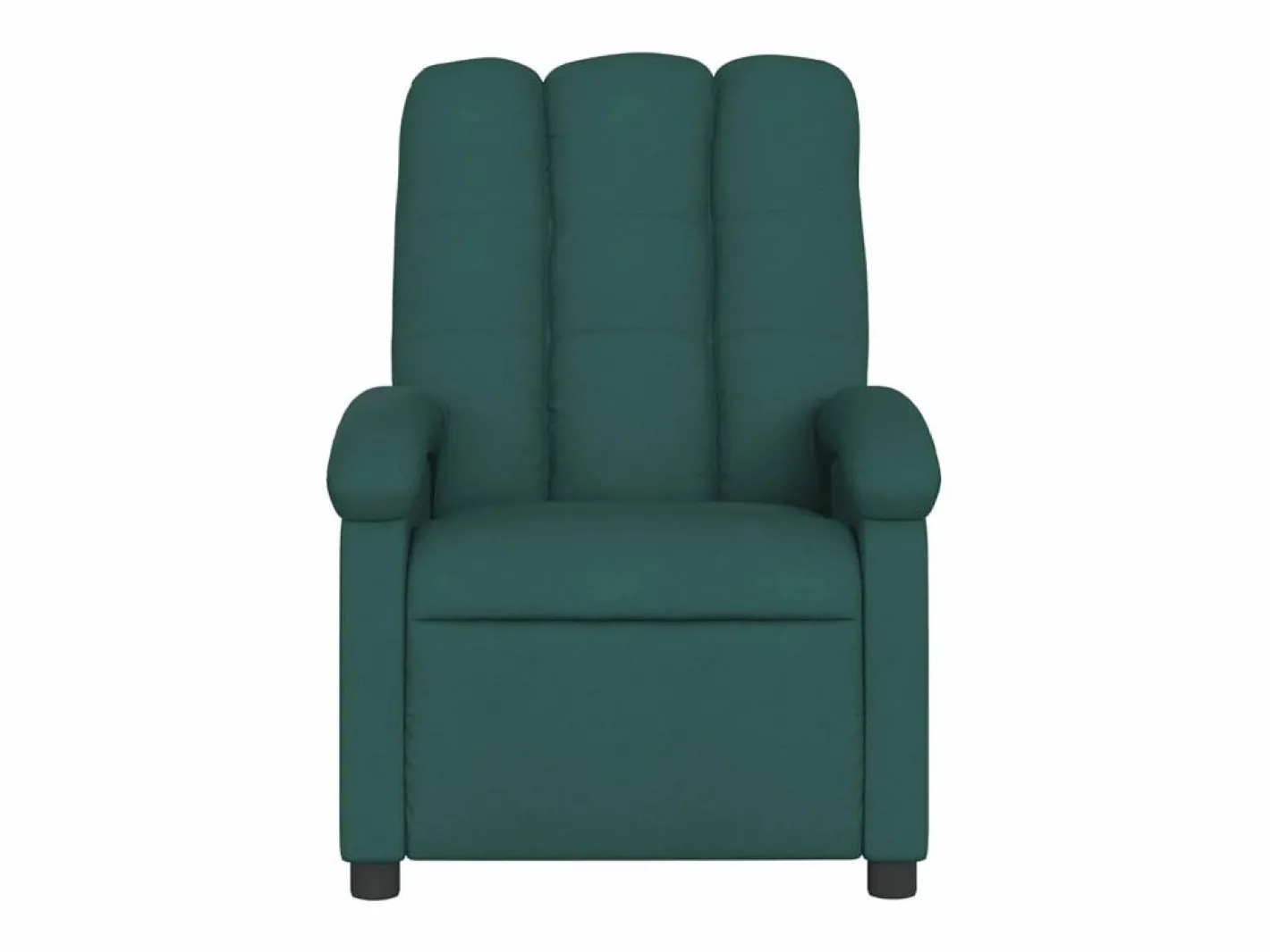 vidaxl Sillón reclinable eléctrico tela oscuro Verde Online