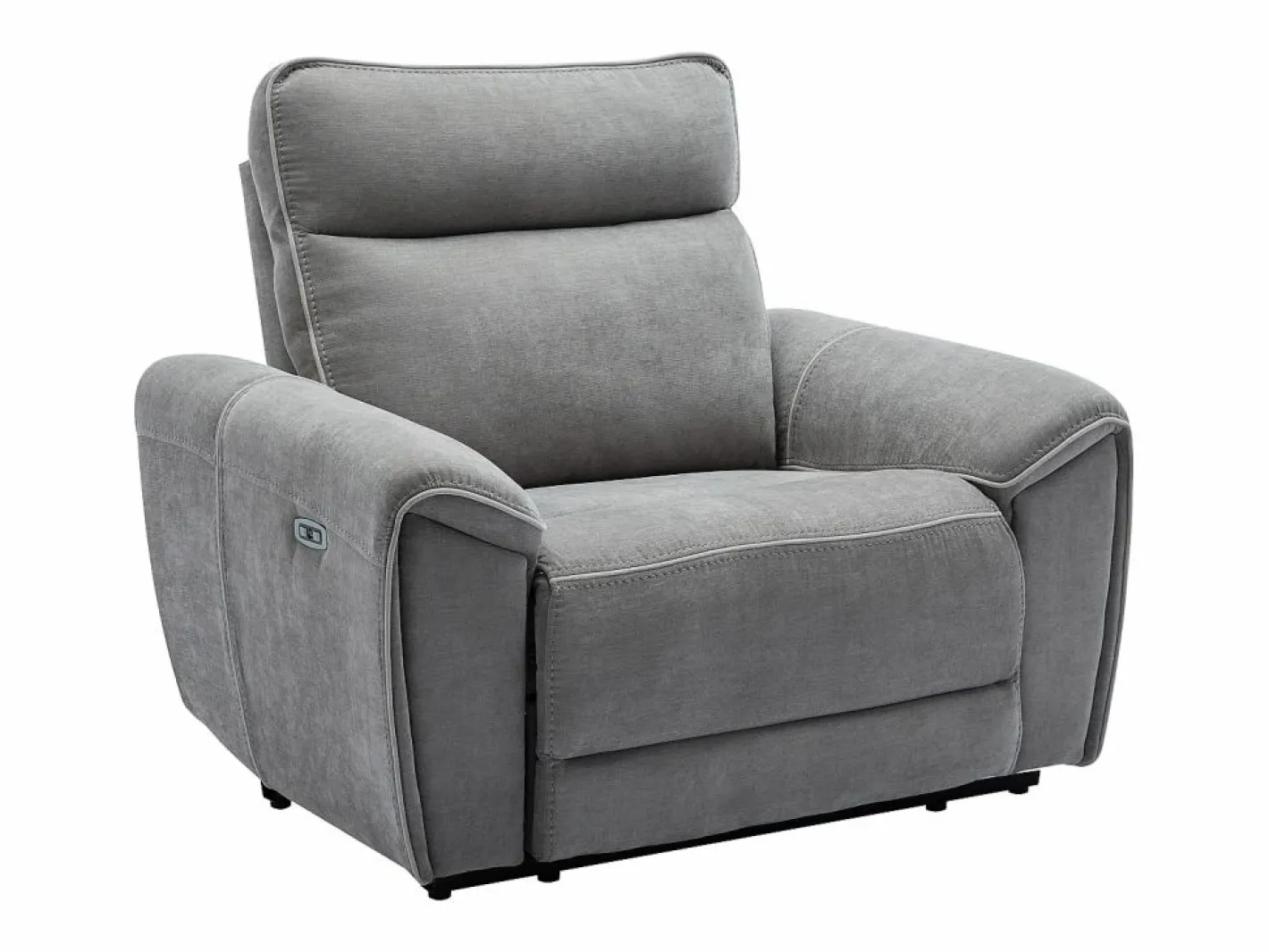 Sillón reclinable eléctrico de tela DJARALO^Vente-unique Outlet