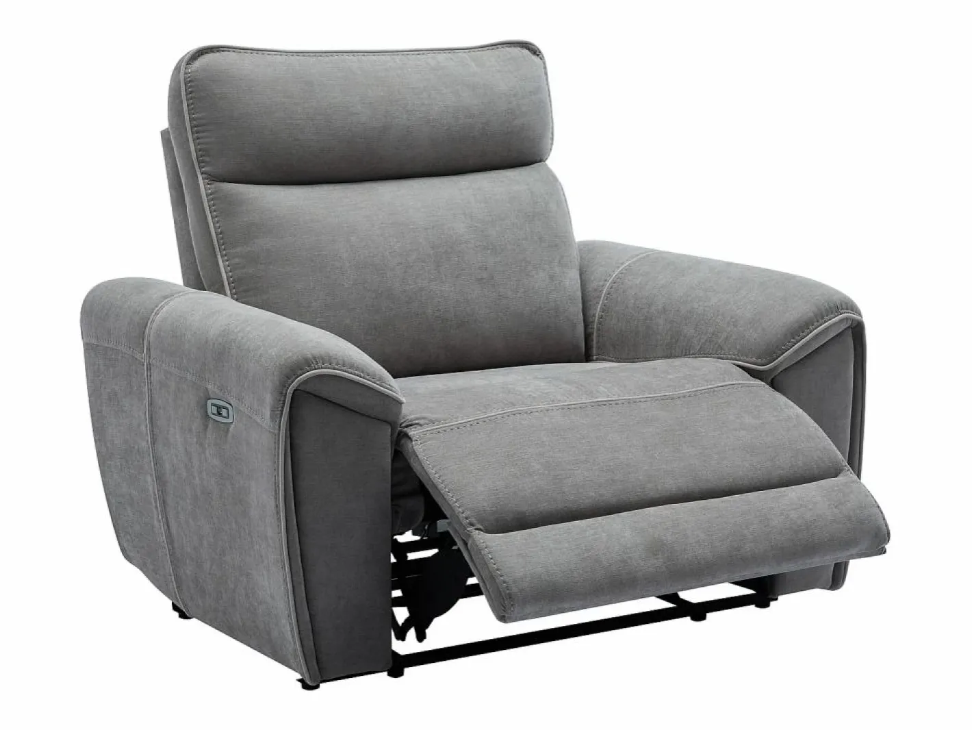 Sillón reclinable eléctrico de tela DJARALO^Vente-unique Outlet