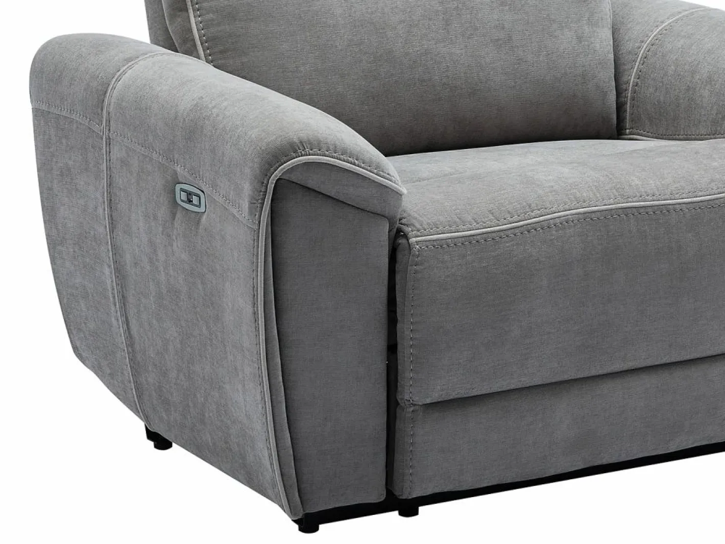 Sillón reclinable eléctrico de tela DJARALO^Vente-unique Outlet