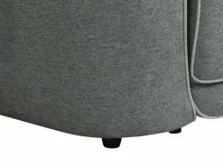 Vente-unique Sillón Relax|Sillón reclinable eléctrico de tela jaspeado OZARTO