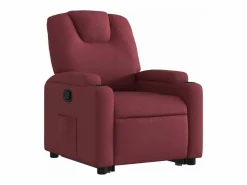 vidaxl Sillón Relax|Sillón reclinable elevable tela tinto