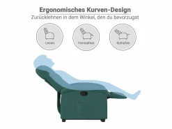 Sillón reclinable elevable tela oscuro^vidaxl Sale