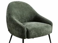 Vente-unique Sillón|Sillón recto en tela texturizada color RIBEDI