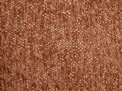Vente-unique Sillón redondeado de tela jaspeada color LANITO Terracota Online