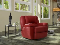 Sillón relax de piel de becerro en color AROMA^Vente-unique