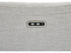 Vente-unique Sillón relax eléctrico en tejido texturo BREVIO Gris claro New