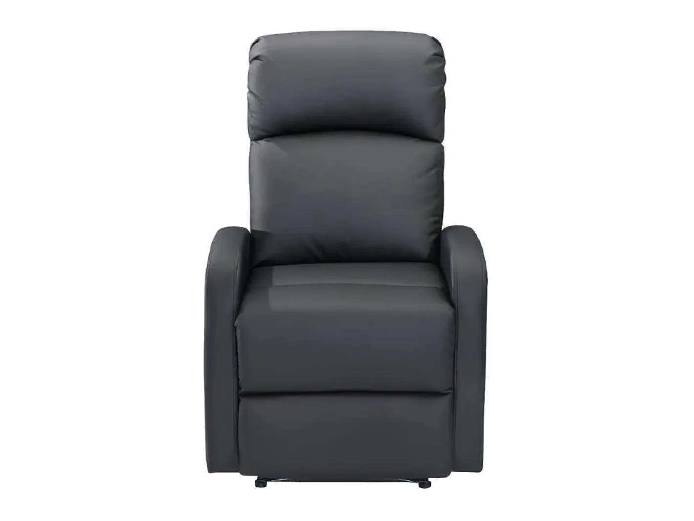 Vente-unique Sillón Relax|Sillón relax manual de piel sintética de color - ISAO