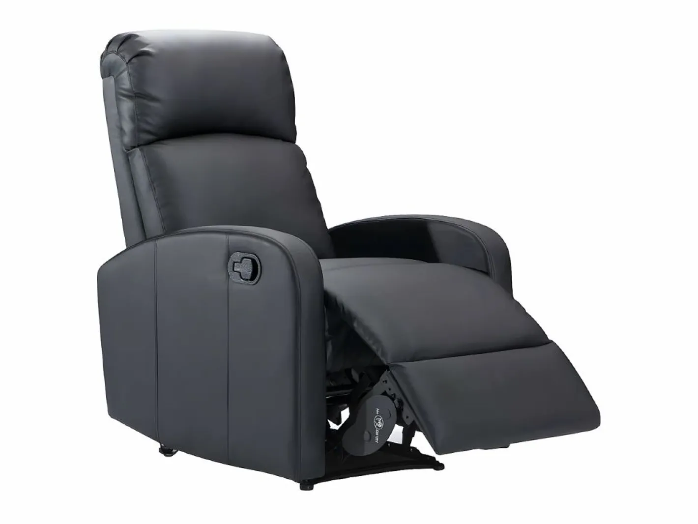 Vente-unique Sillón Relax|Sillón relax manual de piel sintética de color - ISAO