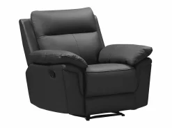 Vente-unique Sillón De Piel|Sillón Relax|Sillón relax mecánico de piel de búfalo PAKITA