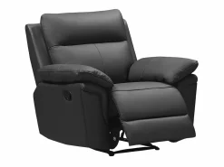Vente-unique Sillón De Piel|Sillón Relax|Sillón relax mecánico de piel de búfalo PAKITA