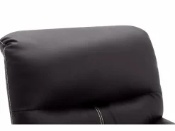 Vente-unique Sillón Relax|Sillón relax mecánico de piel sintética marrón CANBY