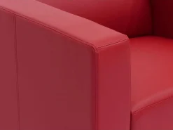 MCW Sillón De Piel|Sillón Sillón lounge Lille, Cuero,