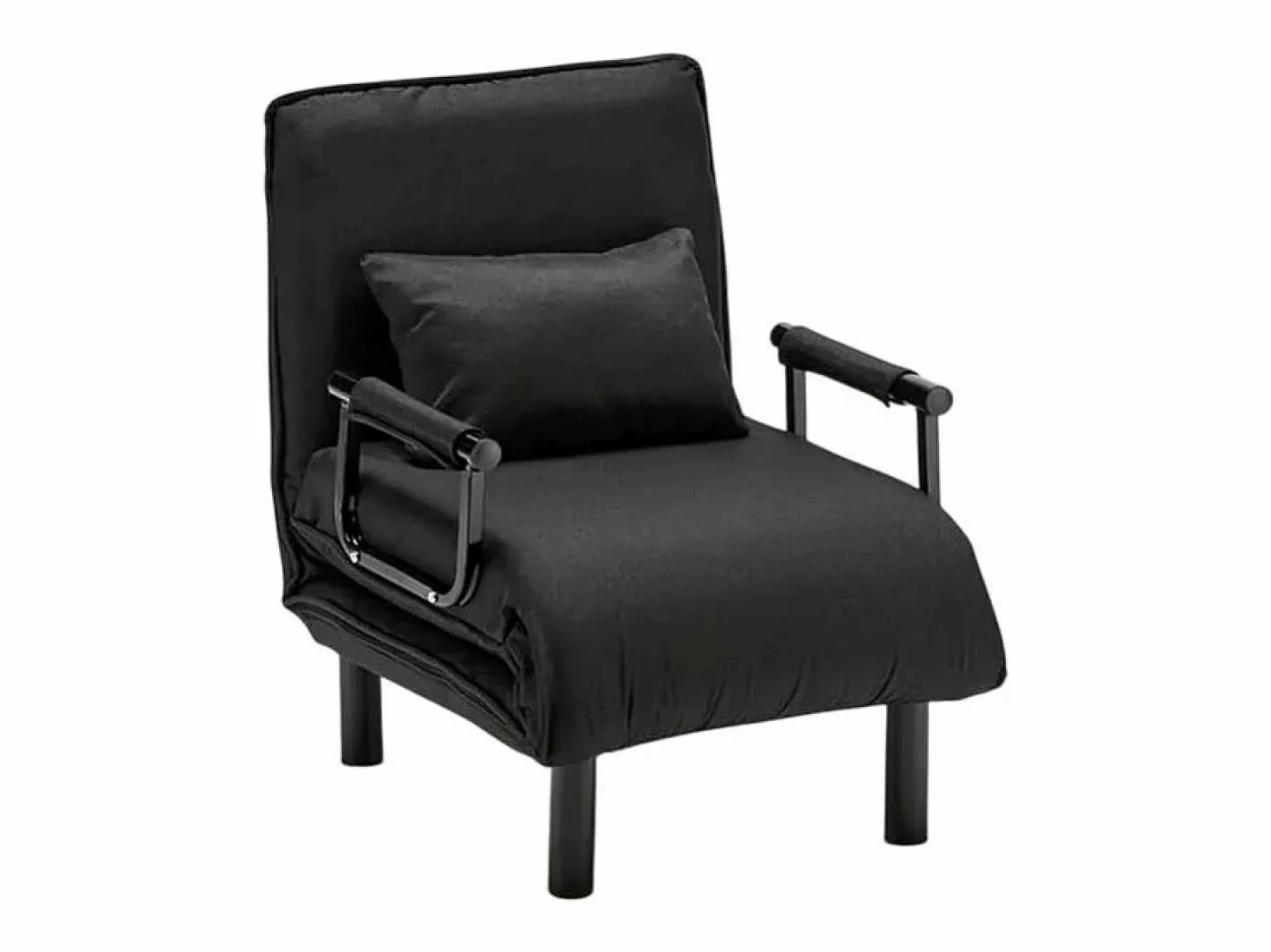 Sillón Sofá cama plegable individual de tela Deborah -^Le roi du relax