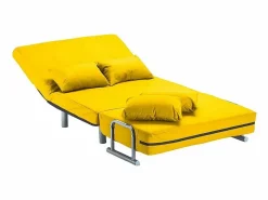 Le roi du relax Sillón Cama|Sillón Sofá Cama Plegable Reposabrazos de tela Deborah Twin Dos Plazas -
