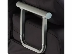Le roi du relax Sillón Sofá Cama Plegable Reposabrazos de tela Deborah Twin Dos Plazas - Negro Sale
