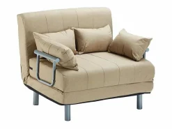 Sillón Sofá Cama Plegable Reposabrazos de tela Deborah Twin Dos Plazas -^Le roi du relax Outlet