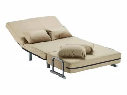 Sillón Sofá Cama Plegable Reposabrazos de tela Deborah Twin Dos Plazas -^Le roi du relax Outlet