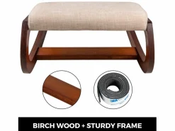 Silla De Oficina|Sillón SucceBuy Silla Ergonómica de Rodillas Taburete de Madera de Balanceo para Oficina y Hogar, Promoviendo una Buena Postura