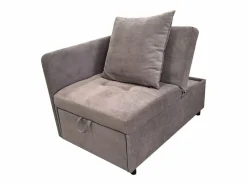 Hauss Spole Sillón/sofá cama convertible - Respaldo regulable - Tejido de lino Gris Outlet