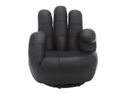 Vente-unique Sillón|Sillón En Forma De Mano|Sillon mano giratorio de piel sintetica en CATCHY