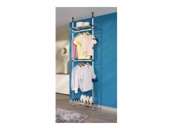 Armario Abierto, Vestidor|Sistema de armario telescópico con barras y estante aluminio ES217120