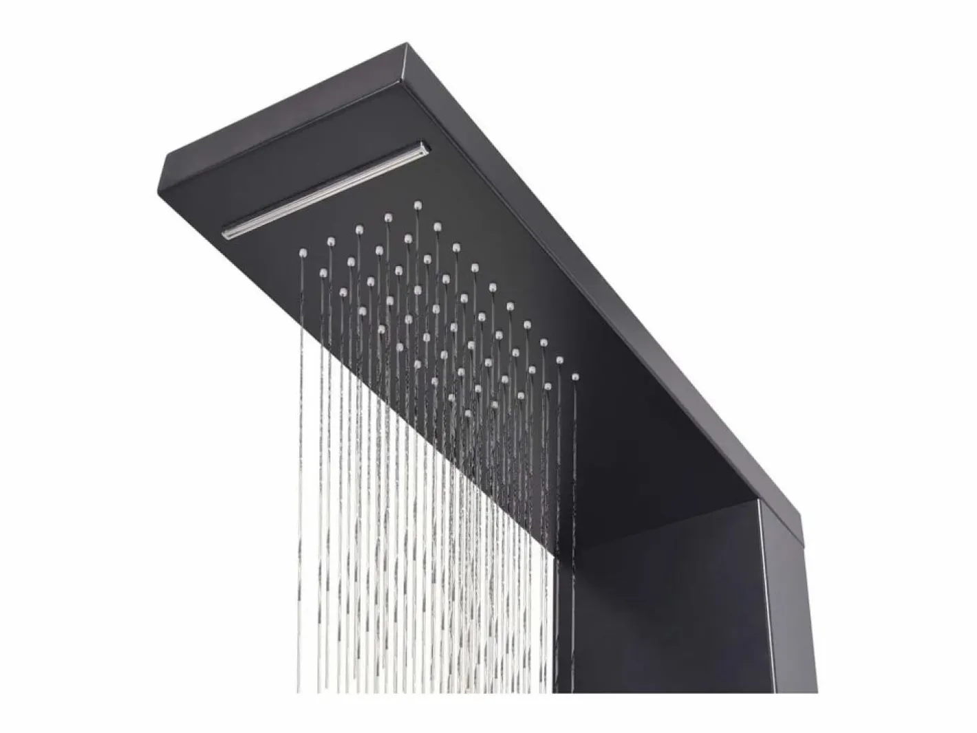 Helloshop26 Alcachofa De Ducha, Cabezal|Sistema de panel de ducha de aluminio mate para baño hogar 02_0003119