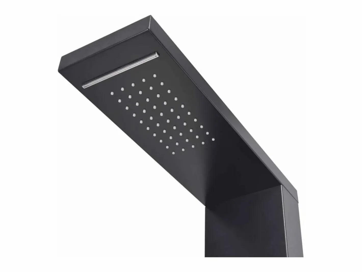 Helloshop26 Alcachofa De Ducha, Cabezal|Sistema de panel de ducha de aluminio mate para baño hogar 02_0003119