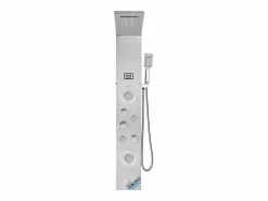 Sistema de Torre de Panel de Ducha SucceBuy, 6 Modos, LED y Pantalla Digital, Acero Inoxidable con Efecto de Lluvia Plateado Best