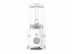 Smeg Pequeño Electrodoméstico|BLF03WHEU Licuadora de Taza A+ - Blanca, 800W, 1,5L