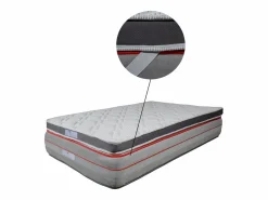 Mercado do Colchão Sobrecolchón|SobreColchón Topper Viscoelástico Talla 200 x 140 cm Altura 10 cm