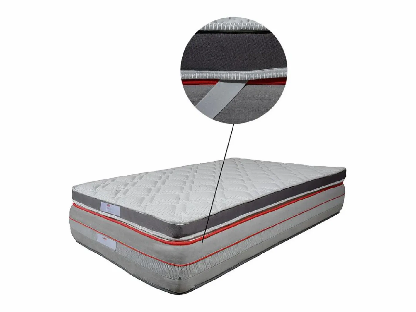 SobreColchón Topper Viscoelástico Talla 200 x 160 cm Altura 10 cm^Mercado do Colchão