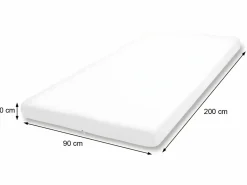 MCW Sobrecolchón|Sobrecolchón de espuma con memoria -E63, 90x200cm visco espuma