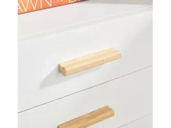 ASK07-WN Aparador de Oficaina Soporte para Impresora con 1 Puerta y 3 cajones^Sobuy Online