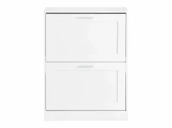 Sobuy Zapatero|Mueble De Almacenaje|FSR137-W Zapatero estrecho con 2 Solapas 60 x 25 x 80 cm