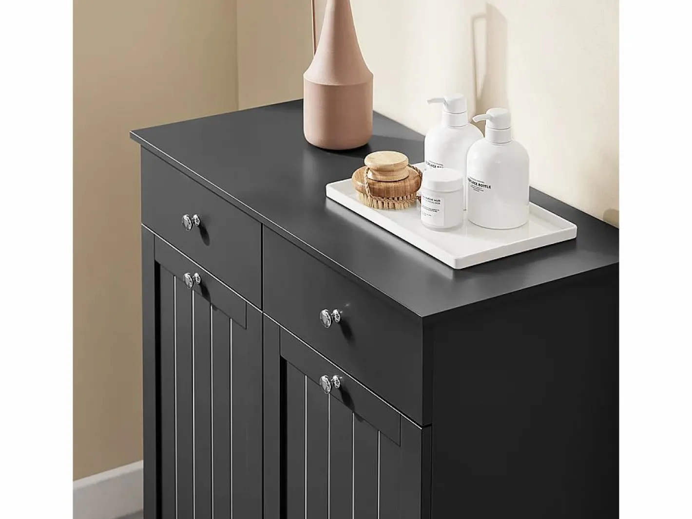 Mueble de Baño con 2 Cajones y 2 Bolsas Extraíbles,^Sobuy Hot