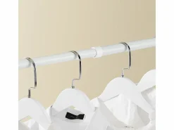 Sobuy Burro Para Ropa|Perchero de pie 76.99x84.99x103cm Funcional FRG34-II-W