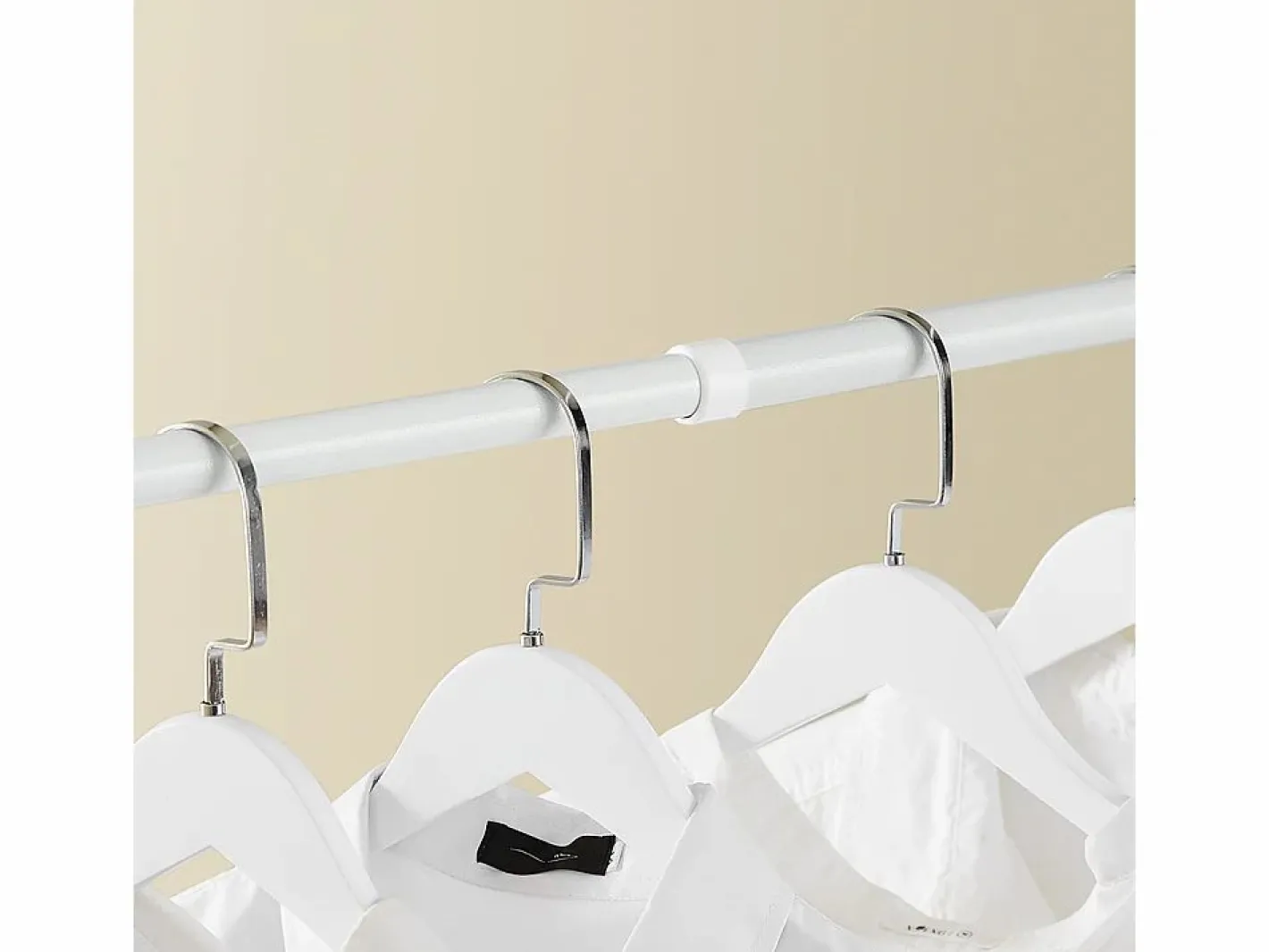 Sobuy Burro Para Ropa|Perchero de pie 76.99x84.99x103cm Funcional FRG34-II-W