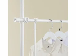 Sobuy Perchero Telescópico de Pie 62x62x200cm Funcional KLS03-II-W Blanco New