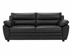 Vente-unique Sofá 3 + 2 plazas de piel sintética en color MANOA Negro Online