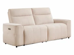 Sofá 3 plazas, 2 plazas y sillón relax eléctrico en chenilla SCAMOCO^Vente-unique