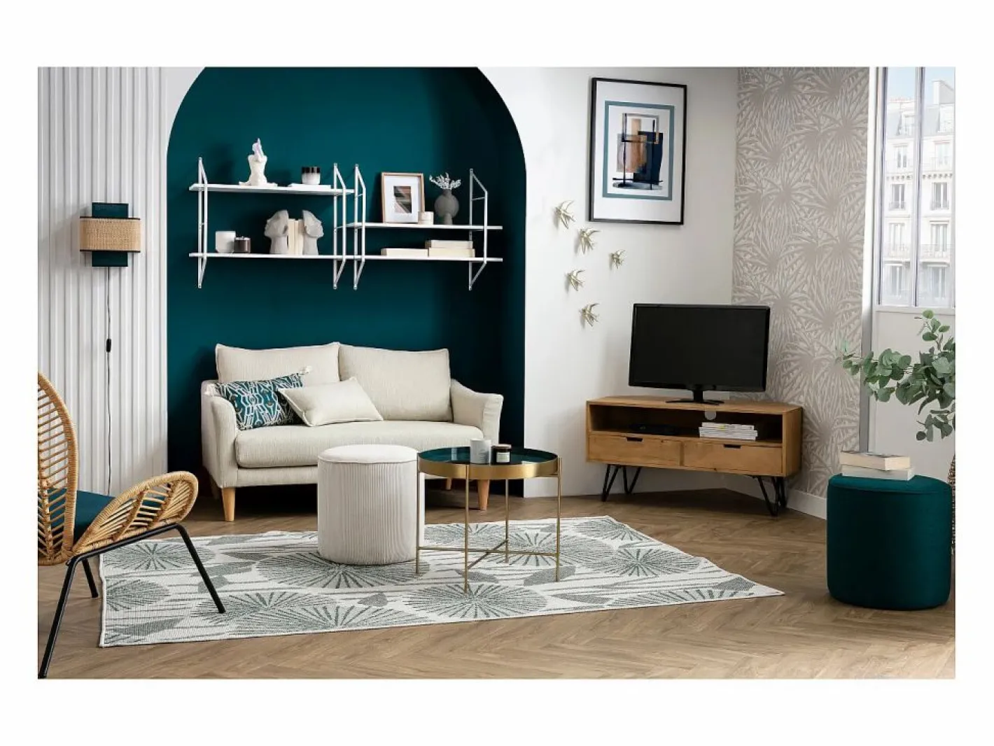 Sofá 2 plazas KATE^Miliboo Outlet