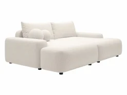 Sofá 3 plazas confort asiento profundo en tela jaspeada DAVISO^Vente-unique New