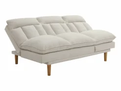 Vente-unique Sofá 3 plazas convertible clic-clac en tela PALOBU Beige Outlet